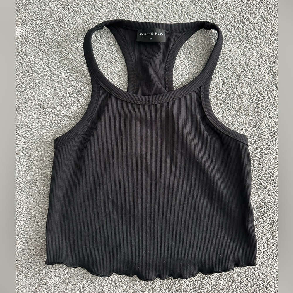 Women’s White Fox Tank Top